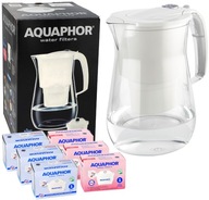 Filtračná kanvica na vodu Aquaphor Onyx 4,2 l BIELY TRITAN + 6 ZMIEŠANÝCH FILTROV