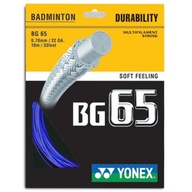 Yonex BG 65 badmintonový výplet 0,70mm Modrý SET