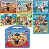 CLEMENTONI BLOCKS PAW PATROL PUZZLE 20 kusov v kufri ASSAKE 6 OBRÁZKOV