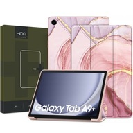 SKLADACÍ KRYT POUZDRA PRE GALAXY TAB A9+ PLUS - MRAMOR + SKLO