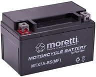 Akumulátor Moretti AGM MTX7A-BS 12V 90A Junak 607