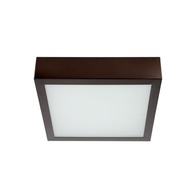 Plafond 2x60W E27 stropné štvorcové svietidlo WENGE COLOR