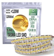 SUPER SILNÝ LED pásik PREMIUM 2835 IP20 1200d 5mb