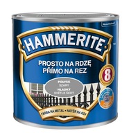 Farba na kov 0,25 L šedý lesk HAMMERITE