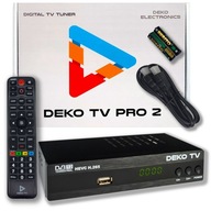 TUNER DEKODÉR DVB-T2 HEVC Deko TV PRO2 2USB DekoTV