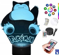 Stolná lampa Pokemon Snorlax 16col LED PLEXIDO