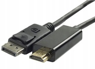 Kábel AUDA DisplayPort Display Port na HDMI 1,8 m