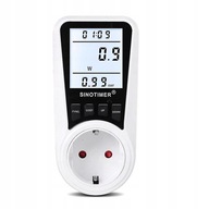 Eu Plug digitálny wattmeter AC Power Meter 220v Lcd