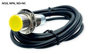 Indukčný snímač M18 NPN NO+NC LM18-3005NC 6-36V