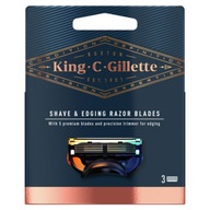 Holiace kazety King C. Gillette 3 ks.