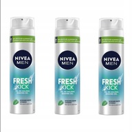 NIVEA MEN Fresh Kick gél na holenie 200ml x 3 ks