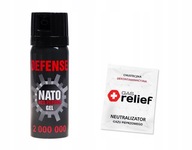 Nato Defense paprikový sprej gél 50 ml + Utierky