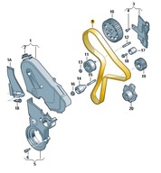 ORIGINÁL ROZVODOVÝ REMEŇ VW SEAT SKODA AUDI OE