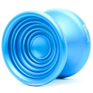 YoYoFactory Bullseye Blue Metal Yoyo