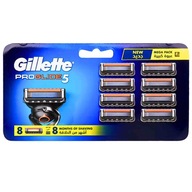 8 x vložka čepele Gillette Fusion 5 Proglide, originálne ostré nože