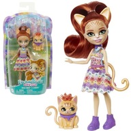 Bábika Enchantimals City Tails + domáce mačiatko HHB91 ZA4927