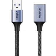 Uzelený predlžovací kábel USB samec-samica 2m, 5Gb/s