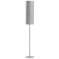 Stojacia lampa LUNETA, šedý minimalistický tubus