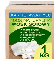 Prírodný sójový vosk na sviečky 1kg Tefawax Y50 AAK