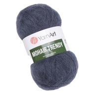 Grafitová priadza YarnArt MOHAIR TRENDY 118