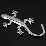 Strieborná karoséria s kovovým logom Gecko Lizard O