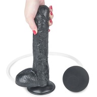 OBROVSKÝ DILDO s ejakuláciou 25,5 cm SILNÁ PRÍSAVKA