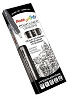 PENTEL Pointliner S20P POVRCHOVÁ ÚPRAVA - SADA 5 ks