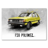 Kovový plagát FSO Polonaise Classic Gift M