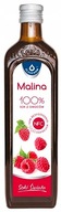 Malinová šťava 100% Oleofarm 490 ml