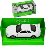 MODEL WELLY 1:34 NISSAN SKYLINE GT-R R34 WHITE