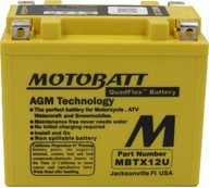 Batéria MOTOBATT MBTX12U 12V 14Ah YTX12 YTX14