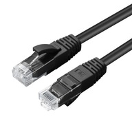 MicroConnect CAT6A UTP 15m Black LSZH