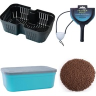 Set Drennan DMS Box Sieve Slingshot + Pellet Aller Aqua 4,5mm 1kg