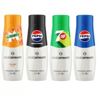 4x 7Up Pepsi Mirinda Pepsi Max Sodastream sirup na sýtenie vody 440 ml