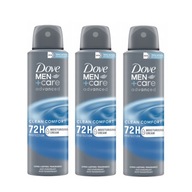 Dove Men + Care Antiperspirant Clean Comfort 3 x 150 ml