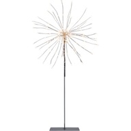 Švédska dekorácia FIREWORK, strieborná, stojaca 50cm