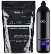 Joanna Professional sada zosvetľovač vlasov + oxidačný krém 3%