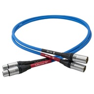 TELLURIUM Q BLUE II XLR PÁR PREPOJENÝCH XLR KÁBLOV 1m