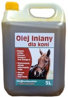 Prémiový ľanový olej pre kone, 5 litrov