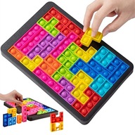 Puzzle Tetris Block pop it fidget hračka Popit 27