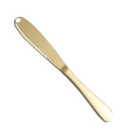 Maslový nôž na krájanie syra s otvorovým strúhadlom pre sev