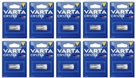 10x VARTA CR123 Lítiová batéria 3V 123A 123 CR 17345 10-ks