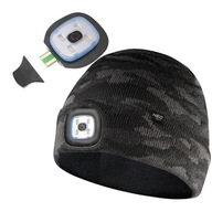 NEO PRACOVNÝ ČIAPOK S LED BATERKOU CAMO URBAN HLAVOVÁ LAMPA 180LM USB IP43 81-632