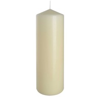 Sviečka Valec Sviečka Pillar Cream 25 x 8 cm