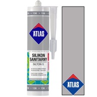 ATLAS SILIKÓNOVÝ SILTON SANITÁRNY SVETLO SIVÁ 034 280ml