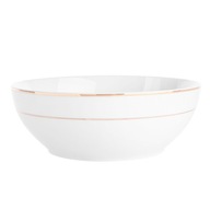 Šalátová misa, veľká porcelánová MariaPaula White Gold Line, 23 cm