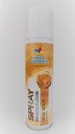 Food Colors GOLD farba v spreji 250 ml Sprej