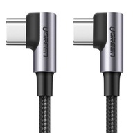 Uhlový hliníkový kábel USB-C QC 3.0 FCP 3A 100 cm