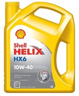 SHELL HELIX HX6 10W40 4L SN/CF A3/B4