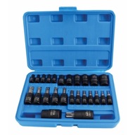 TORX/E ZÁSUVKOVÉ KĽÚČE 1/4